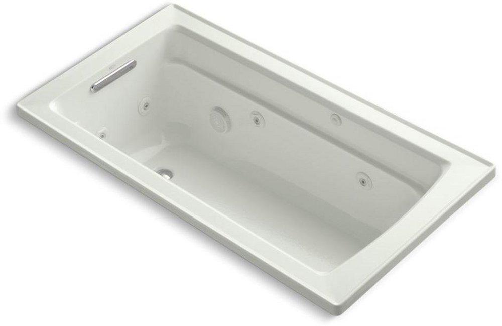 Dune 60 x 32 in. Whirlpool Drop-In Bathtub with Reversible Drain 