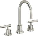 Two Handle Widespread Bathroom Sink Faucet in Polished Nickel