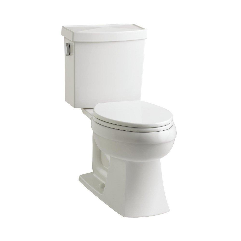 Kallista 1.28 gpf Gallons Per Flush 2 Piece Elongated Bowl Toilet Stucco White 