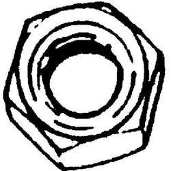1/2 in. Galvanized Steel Hex Nut