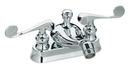 Double Lever Handle Horizontal Bidet Faucet in Polished Chrome
