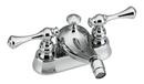 2-Hole Bidet Faucet with Double Traditional Lever Handle in Polished Chrome