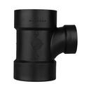 Black ABS DWV Sanitary Tee 