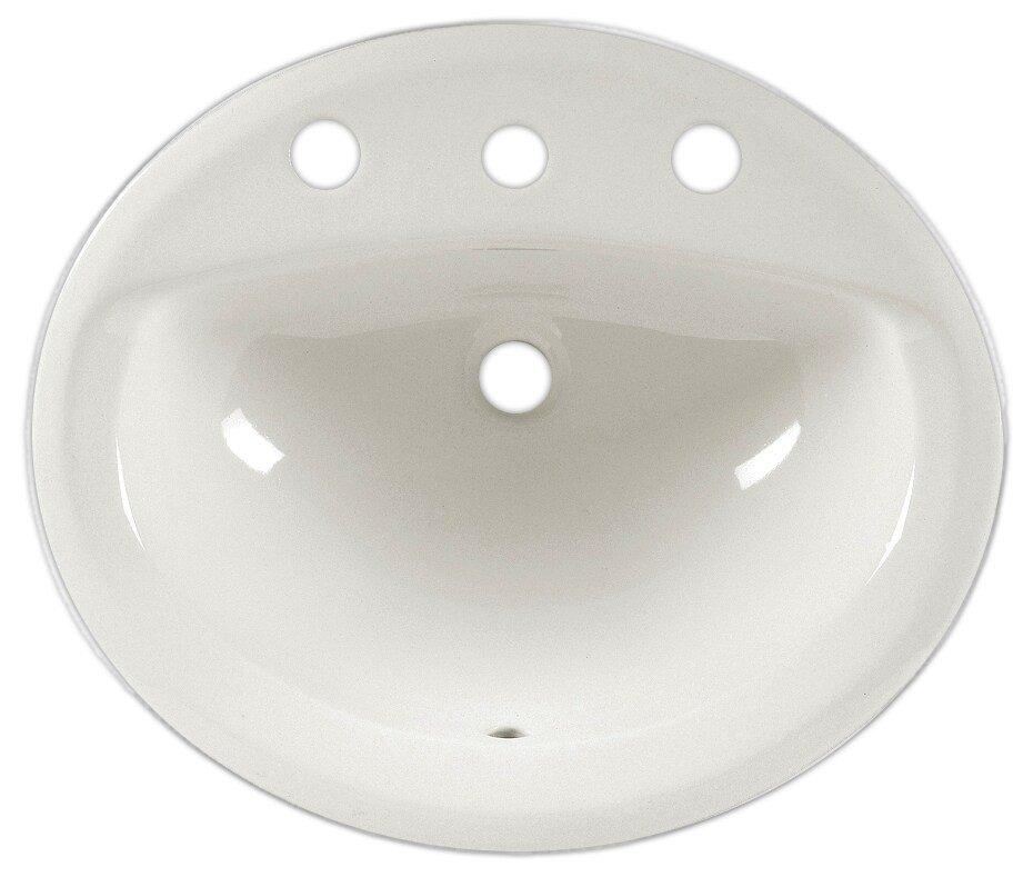 American Standard White Drop-in Basin 