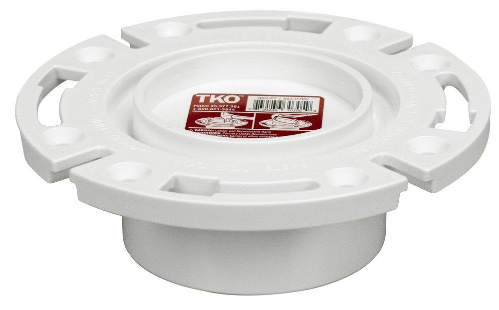 Sioux Chief White Tko 3 x 4 PVC DWV Closet Flange 