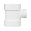 White PVC DWV Sanitary Tee 