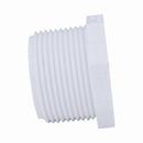 White PVC Schedule 40 MPT Plug 