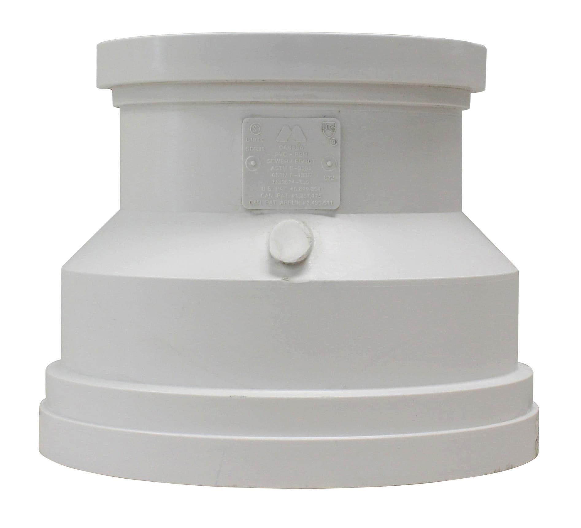 TRENCH TOUGH PLUS Gasket Plastic Increaser Sewer Coupling 