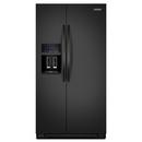 35-7/16 in. 13.8 cu. ft. Side-By-Side Refrigerator in Black