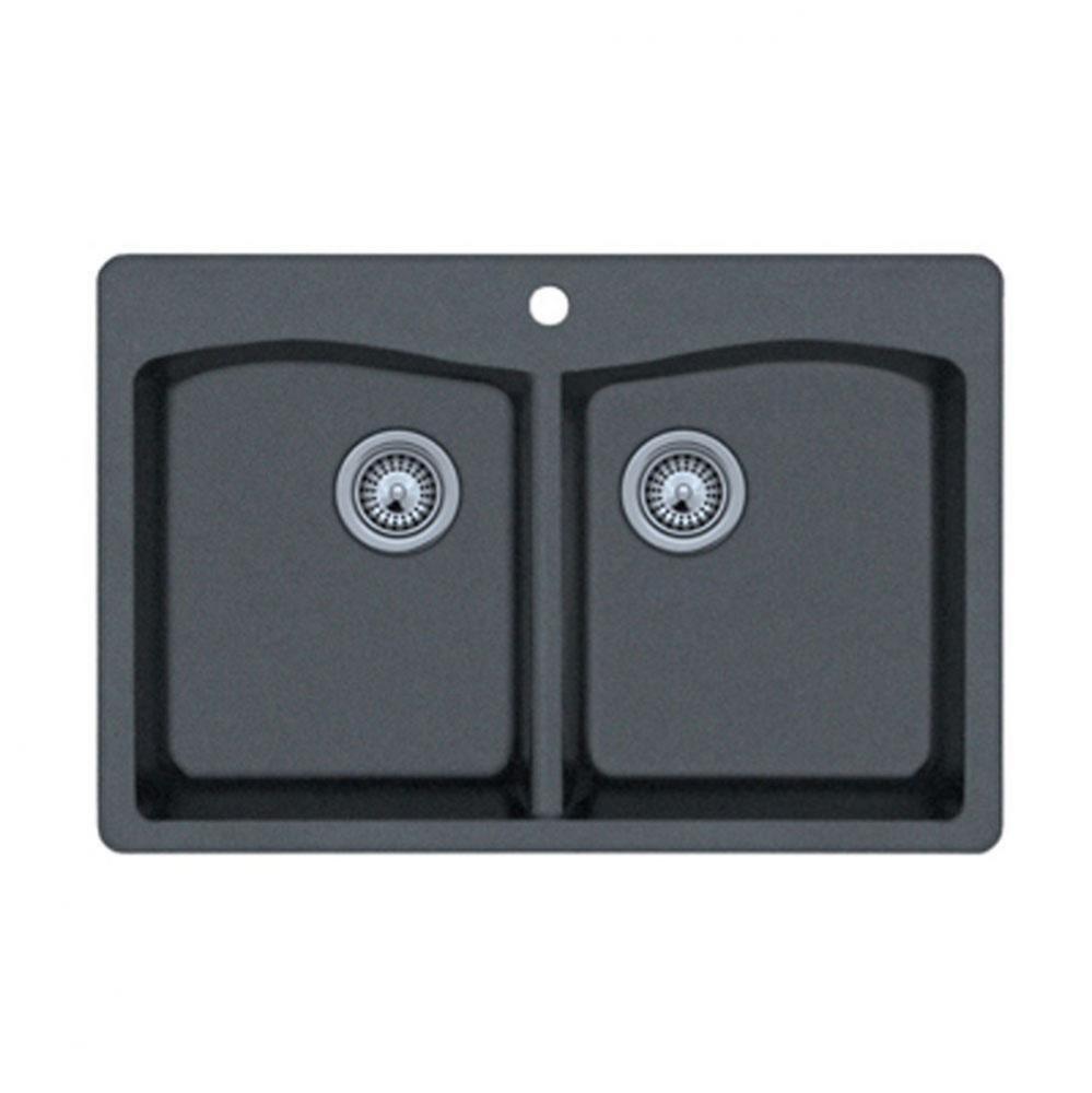 Swan Corporation Granito Double Bowl Kitchen Sink 