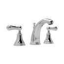 Perrin & Rowe Polished Chrome Two Handle Widespread Bathroom Sink Faucet 