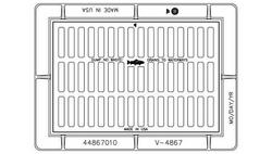 24 x 36 x 7 in. Frame & Grate