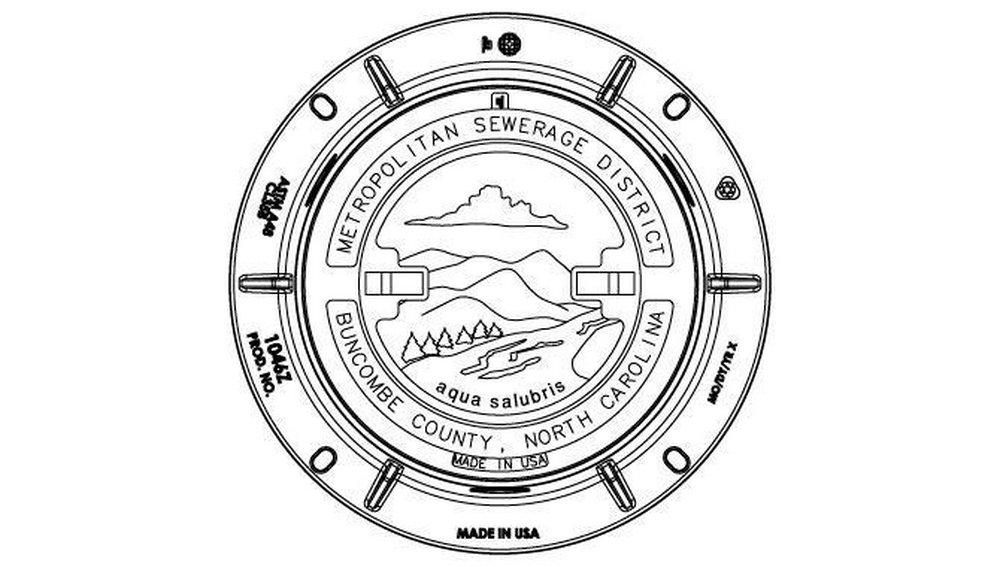 EJ 4 in. Sewer Ring & Cover 