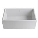 Shaws White 30 x 18 in. Fireclay Single Bowl Farmhouse Kitchen Sink 