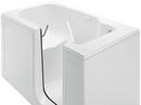 51-1/2 x 30-1/4 in. 3-Wall Alcove Whirlpools with Reversible Drain in White