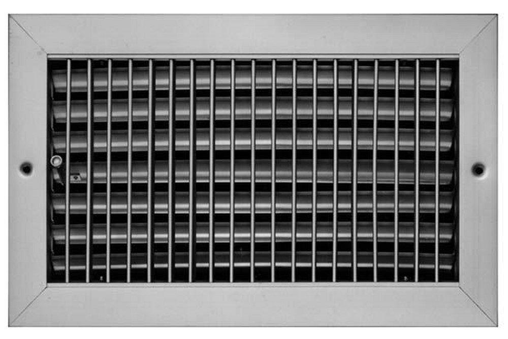 PROSELECT&reg; White 14 in. Commercial Ceiling & Sidewall Register in White Steel 