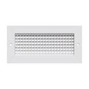 12 x 6 in. Steel Sidewall Supply Register with Opposed Blade Damper in White