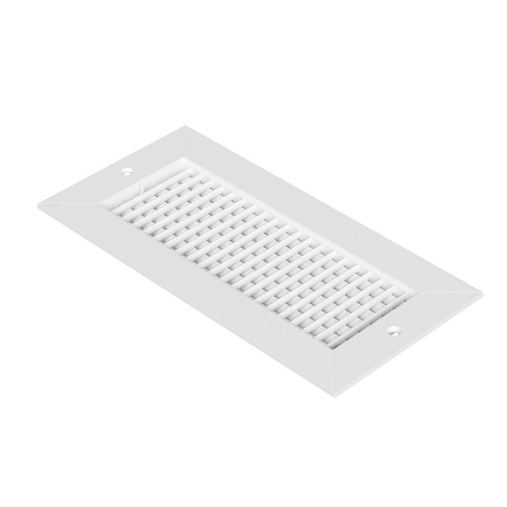 PROSELECT&reg; White 6 in. Residential Ceiling & Sidewall Register in White 1-way Steel 