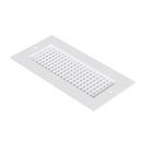 PROSELECT&reg; White 6 in. Residential Ceiling & Sidewall Register in White 1-way Steel 