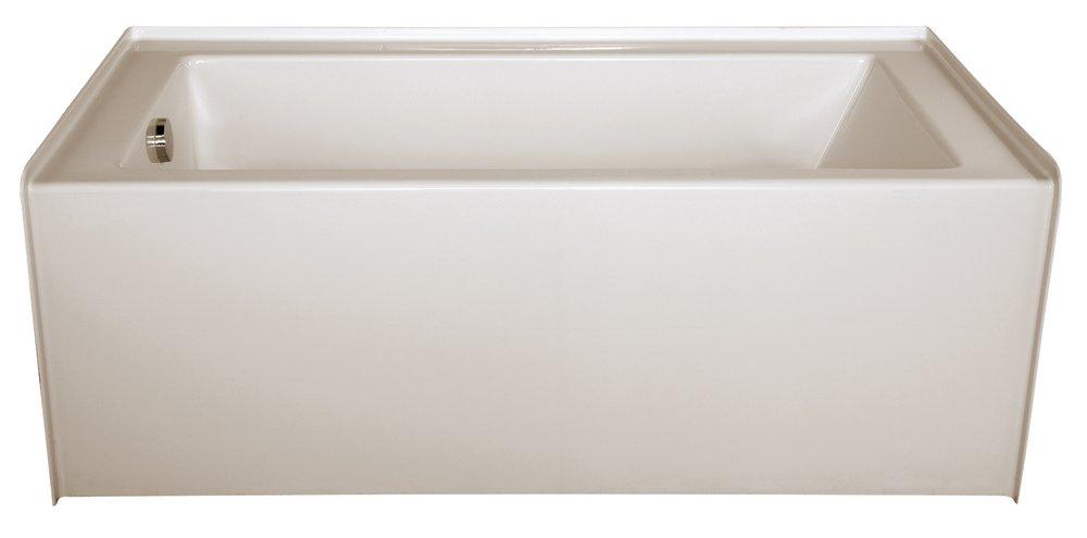 Hydro Systems White 66 x 36 in. Drop-In Bathtub with End Drain 