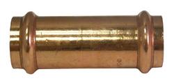 1/2 in. Copper Press Extended Length Coupling (Less Stop)