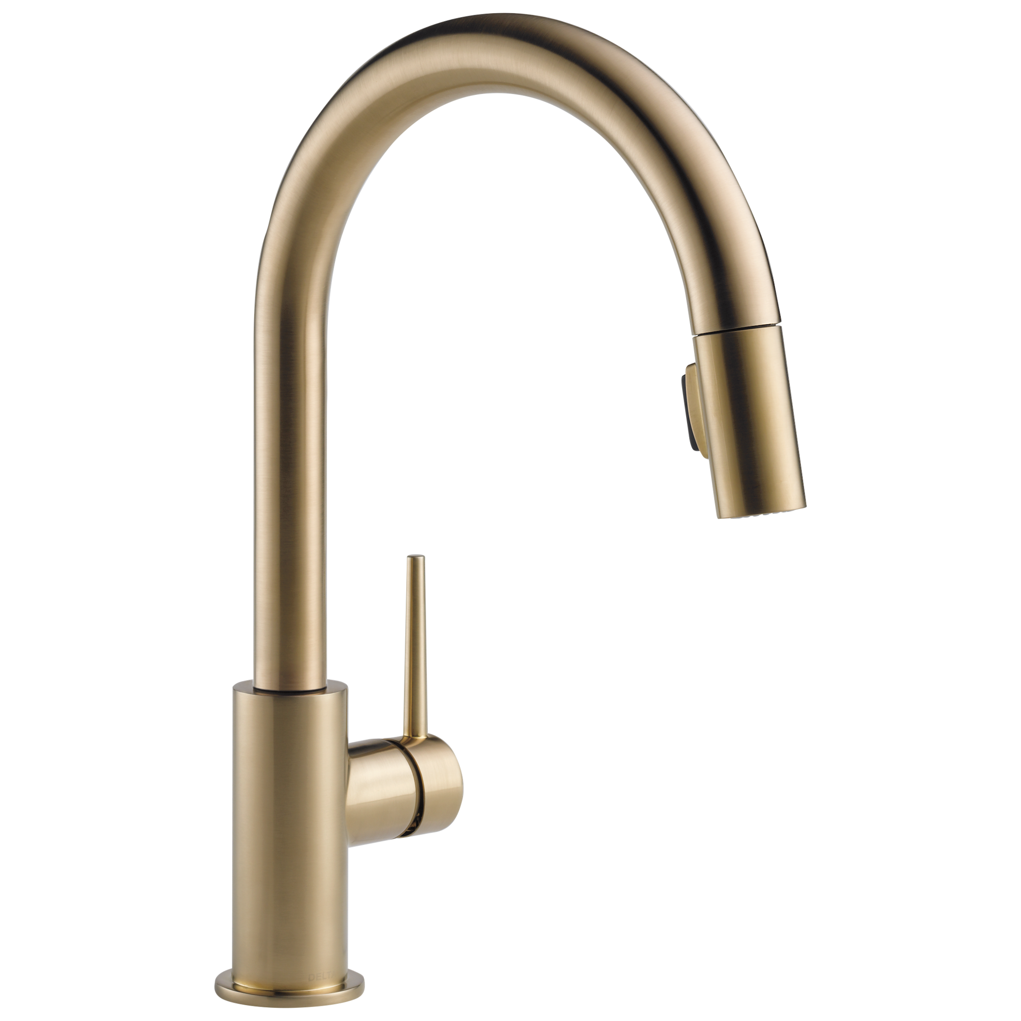 Delta Faucet Champagne Bronze Single Handle Pull Down Kitchen Faucet 