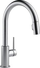 Delta Faucet Arctic Stainless Single Handle Pull Down Kitchen Faucet 