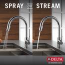 Delta Faucet Chrome Single Handle Pull Down Kitchen Faucet 