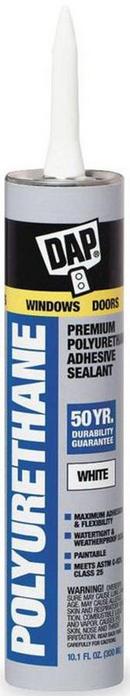 DAP White 10.1 oz. Plastic Adhesive Sealant 