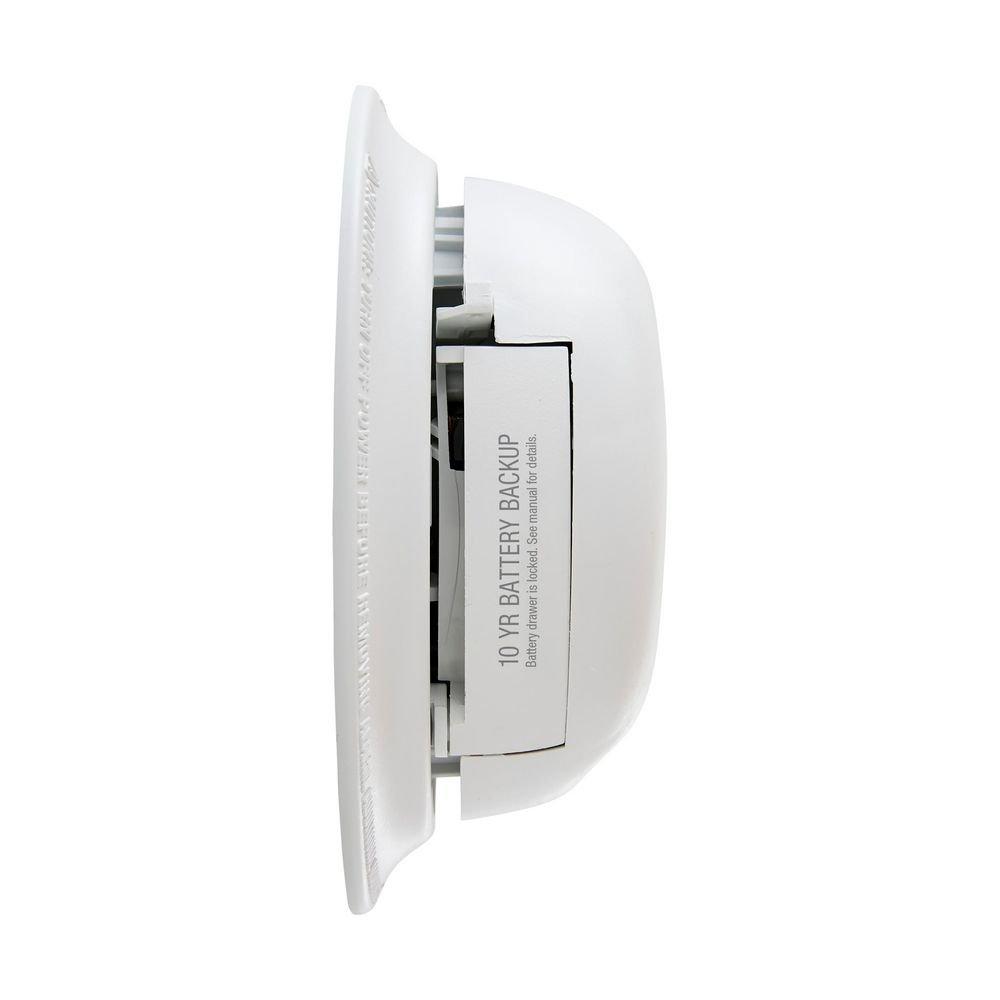 BRK Electronics White 9V Power Smoke and  Carbon Monoxide Combination Alarm 