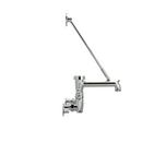 Zurn Polished Chrome Two Lever Handle Wall Mount Service Faucet 