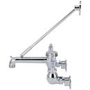 Zurn Polished Chrome Two Lever Handle Wall Mount Food Service Faucet 