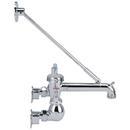 Zurn Polished Chrome Two Lever Handle Wall Mount Food Service Faucet 