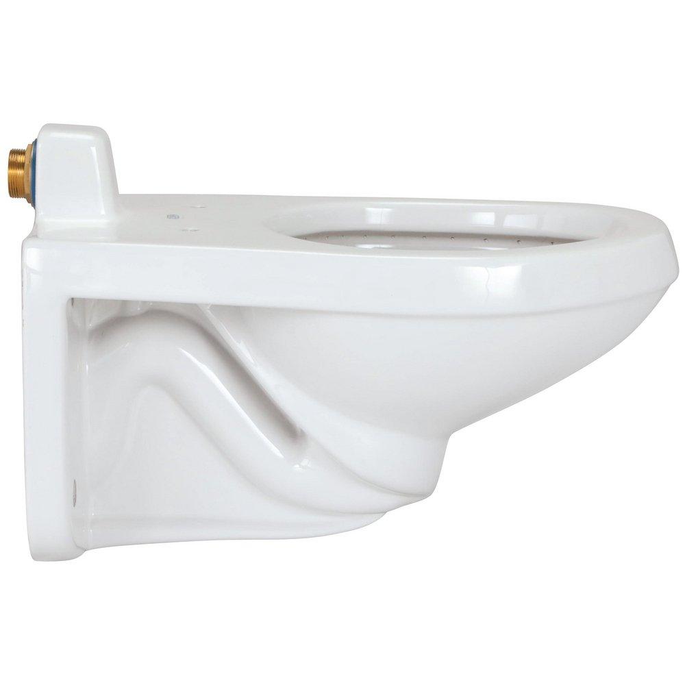 Zurn White Elongated Wall Mount Toilet Bowl 