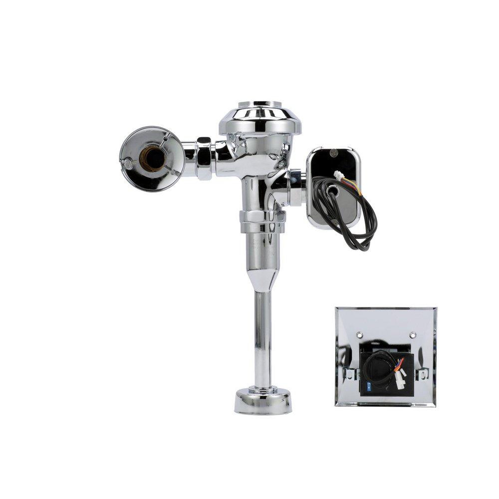 Zurn Chrome Plated Sensor Operated Hardwired High Efficiency Valve 