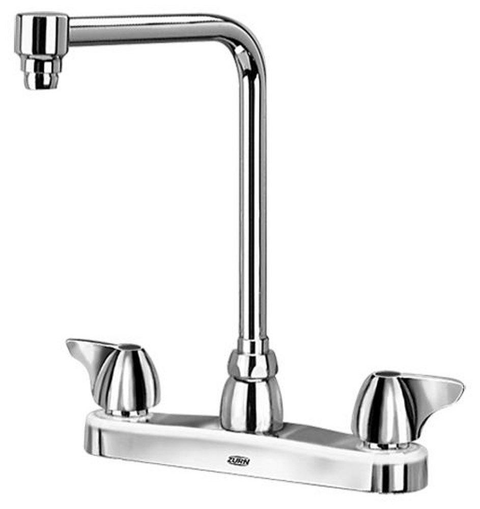 Zurn Polished Chrome Two Handle Kitchen Faucet 