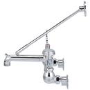 Zurn Polished Chrome Two Wristblade Handle Wall Mount Food Service Faucet 