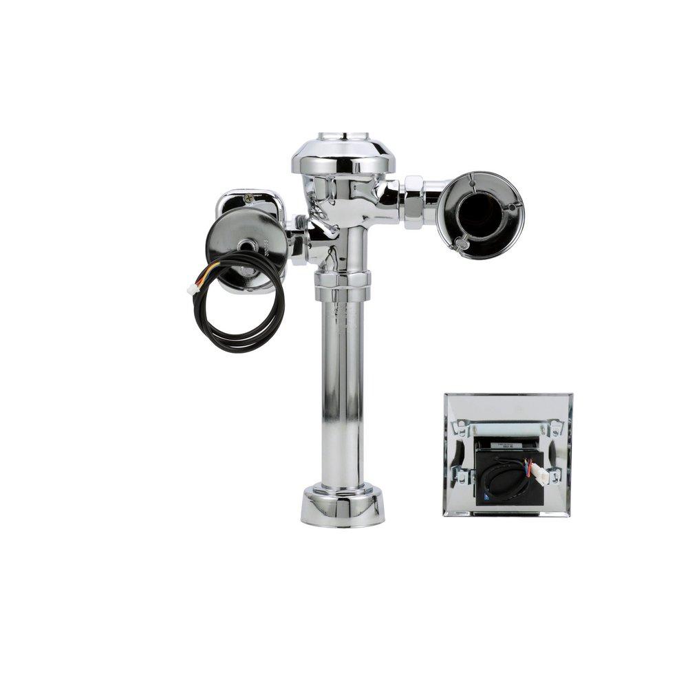 Zurn Polished Chrome Hardwired Automatic Sensor Flush Valve for Water Closets 