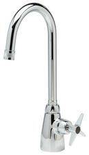Zurn Polished Chrome Single Handle Cross Deck Mount Lab Faucet 