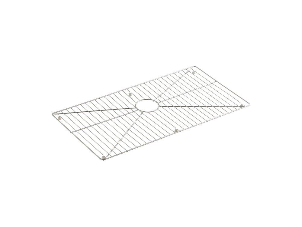 KOHLER Stainless Steel Bottom Basin Sink Rack For 36 in. Single-Bowl Apron Front Sink 