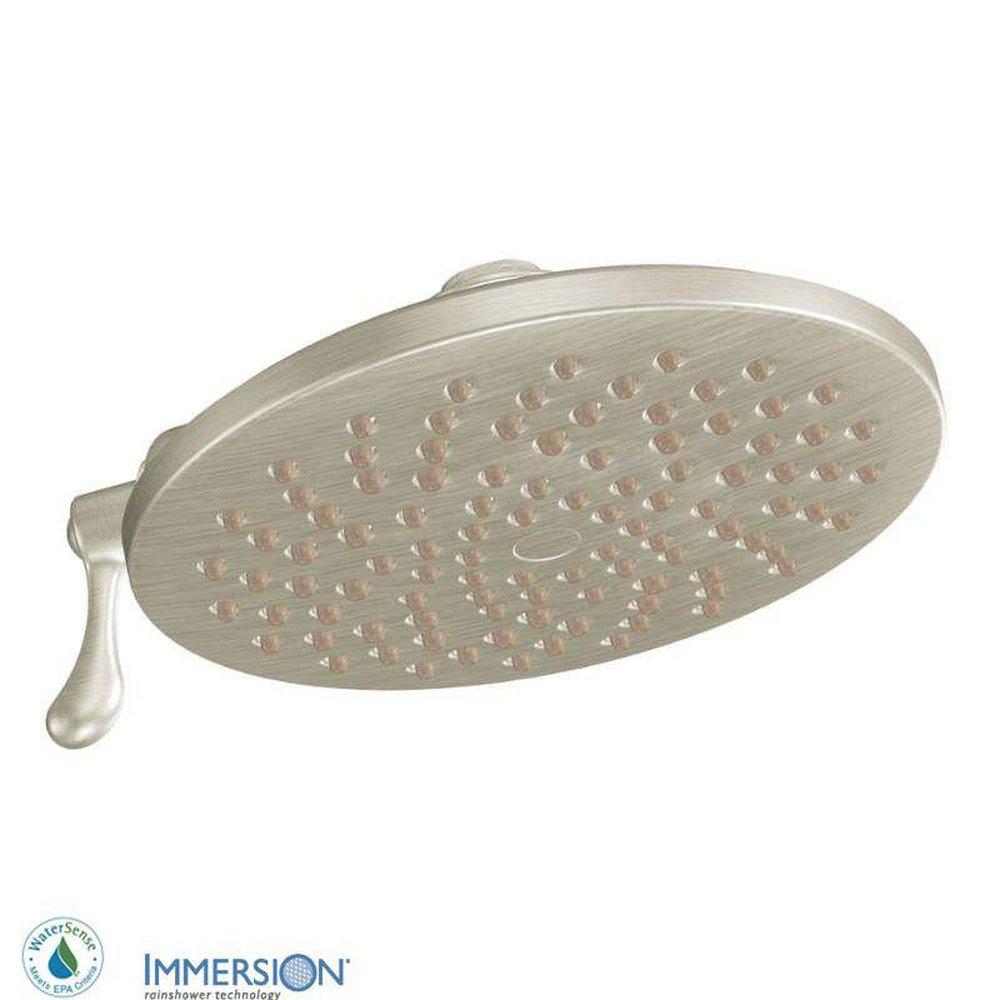 Moen Brushed Nickel Dual Function Full Spray and Concentrated Showerhead 
