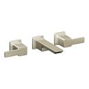 Moen Brushed Nickel Two Handle Widespread Bathroom Sink Faucet 