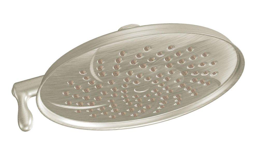 Moen Brushed Nickel Dual Function Rain and Rinse Showerhead 