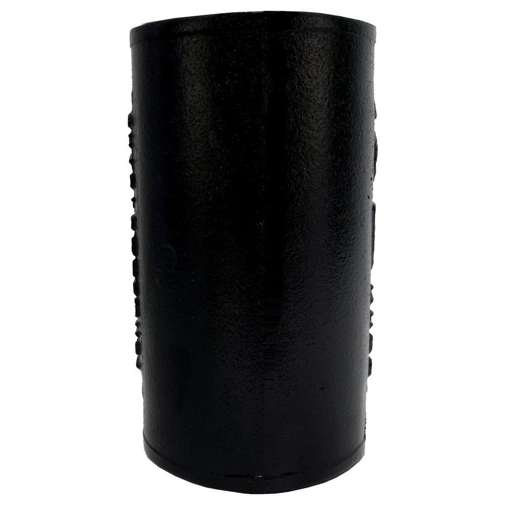 Black No Hub Cast Iron Sanitary Tee 