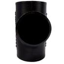 Black No Hub Cast Iron Sanitary Tee 
