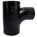 Black No Hub Cast Iron Sanitary Tee 