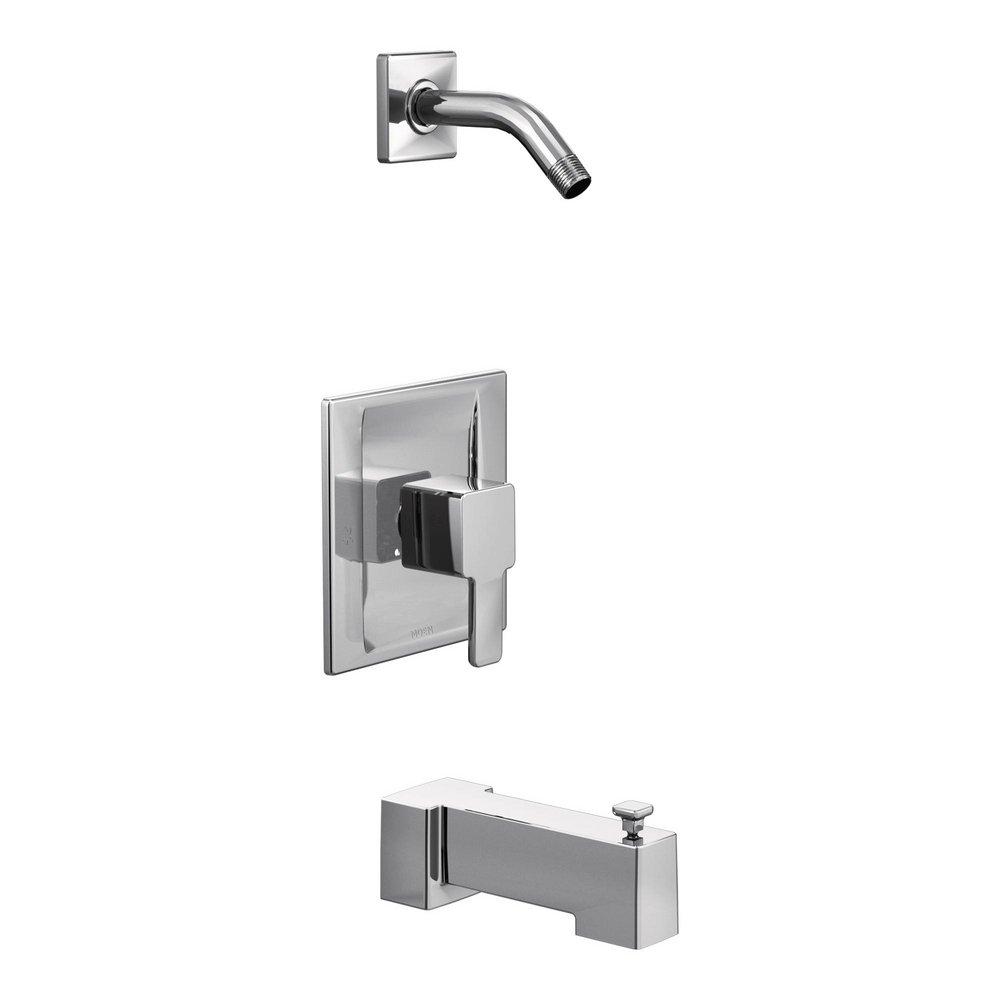 Moen Polished Chrome Single Handle Bathtub & Shower Faucet (Trim Only) 