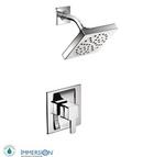 One Handle Single Function Shower Faucet in Chrome (Trim Only)
