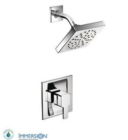 One Handle Single Function Shower Faucet in Chrome (Trim Only)