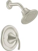 1.75 gpm Single Lever Handle Shower Valve Trim Kit in Brushed Nickel